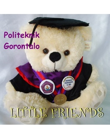 Boneka Wisuda Politeknik Gorontalo (30 cm)